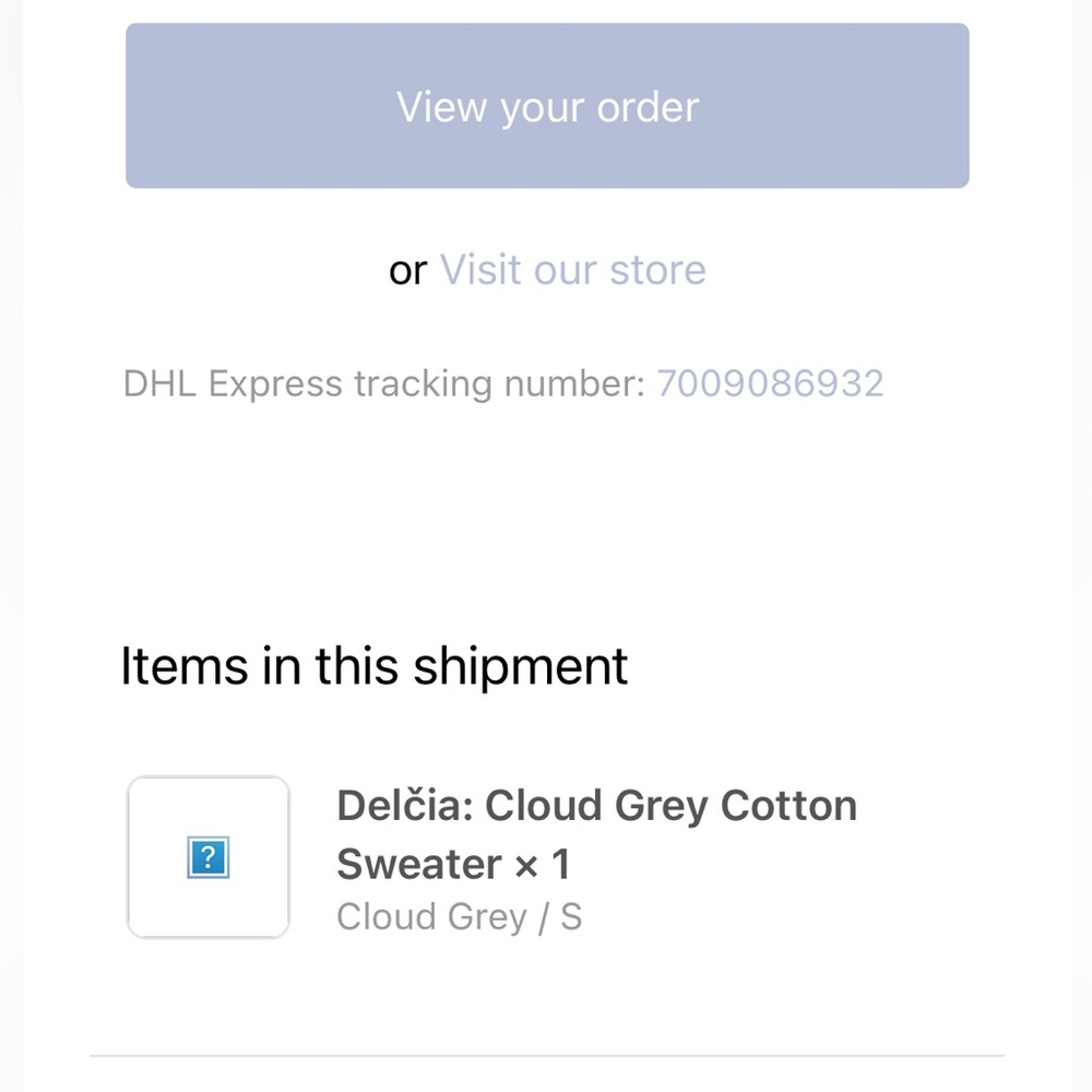 The Knotty Ones Delcia Sweater Cloud Grey size S - Picture 10 of 10